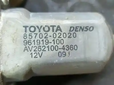 Second-hand car spare part driver left window regulator for toyota auris básico oem iam references 8570202020  