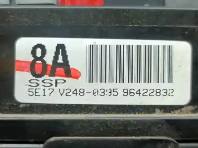 Second-hand car spare part fuse box unit for chevrolet evanda 2.0 oem iam references 5e17v248  96422832