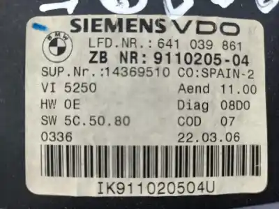 Peça sobressalente para automóvel em segunda mão quadrante por bmw serie 3 berlina (e90) 320d referências oem iam 911020504  