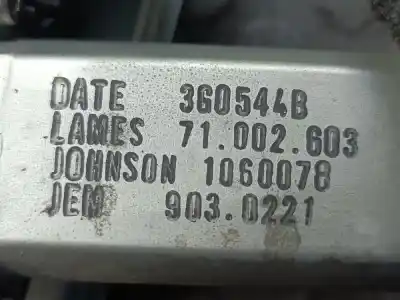 Peça sobressalente para automóvel em segunda mão elevador de vidros traseiro esquerdo por bmw serie 3 berlina (e90) 320d referências oem iam 1060078