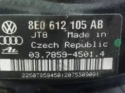Автозапчастина б/у гальмівний серво для audi a4 avant (8k5) 2.0 básico [2.0 ltr. - 110 kw 16v tdi] посилання на oem iam 8e0612105b  03785945014
