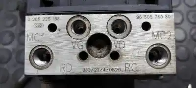 Peça sobressalente para automóvel em segunda mão abs por peugeot 207 urban referências oem iam 9650576980