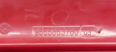 Second-hand car spare part right tailgate light for citroen c4 berlina collection oem iam references 9655863780