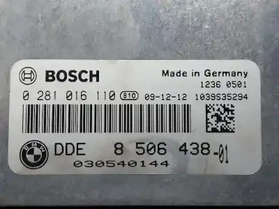 Second-hand car spare part ecu engine control for bmw x1 (e84) sdrive 18d oem iam references 850643801  0281016110