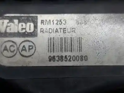 Second-hand car spare part water radiator for citroen c2 collection oem iam references 9638520080  
