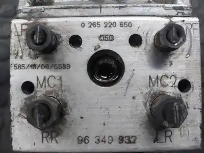 Peça sobressalente para automóvel em segunda mão abs por chevrolet lacetti cdx referências oem iam 96349932  0265220650