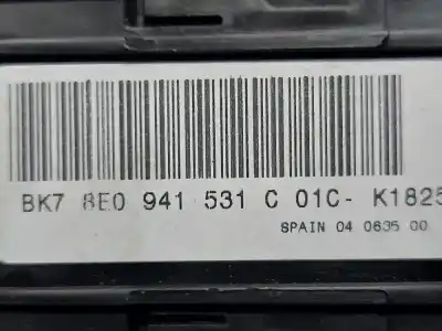 Second-hand car spare part light control unit for audi a4 avant (8k5) 2.0 básico [2.0 ltr. - 110 kw 16v tdi] oem iam references 8e0941531c  