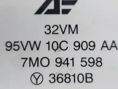 Peça sobressalente para automóvel em segunda mão centralina de luzes por volkswagen sharan van (7m_) 1.9 tdi (7m8) referências oem iam 7m0941598