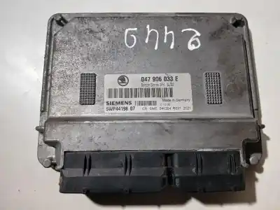 Pièce détachée automobile d'occasion CALCULATEUR MOTEUR ECU pour SKODA FABIA  Références OEM IAM 047906033E  
