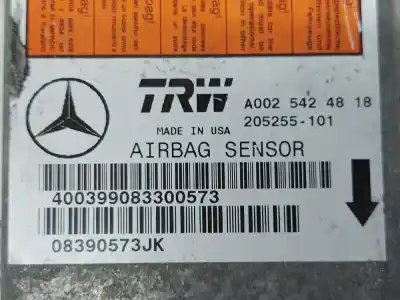 Second-hand car spare part Airbag Control Unit for CLASE C CLASE M W163 430 163.172 OEM IAM references A0025424818  205255101