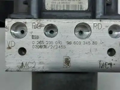 Peça sobressalente para automóvel em segunda mão ABS por CITROEN C4 CACTUS  Referências OEM IAM 9660934580  0265235010