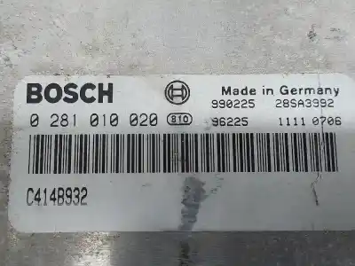 Second-hand car spare part ECU ENGINE CONTROL for ALFA ROMEO 156 SPORTWAGON (116)  OEM IAM references 0281010020  