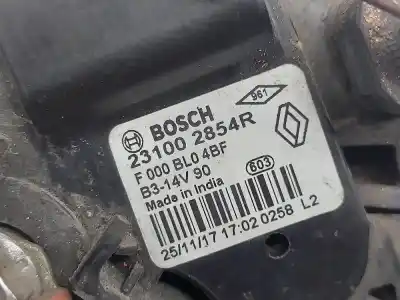 Second-hand car spare part alternator for renault captur limited oem iam references 231002854r  