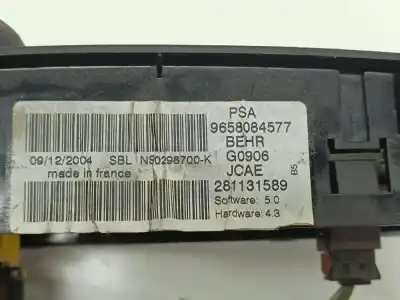 Peça sobressalente para automóvel em segunda mão COMANDO DE SOFAGEM (CHAUFFAGE / AR CONDICIONADO) por CITROEN C4  Referências OEM IAM 9658084577  281131589