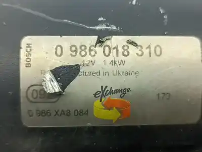 Peça sobressalente para automóvel em segunda mão motor de arranque por citroen jumpy rhzdw10ated referências oem iam 0986018310  