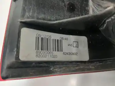 Pezzo di ricambio per auto di seconda mano LUCI POSTERIORI DESTRA per DACIA LOGAN II  Riferimenti OEM IAM 62420802  