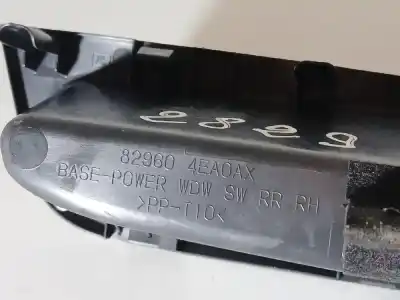 Peça sobressalente para automóvel em segunda mão BOTÃO / INTERRUPTOR ELEVADOR VIDRO TRASEIRO DIREITO por NISSAN QASHQAI  Referências OEM IAM 829604EA0AX  