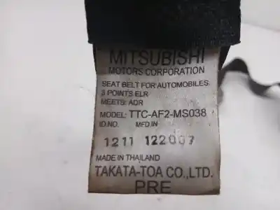 Автозапчасти б/у передний левый ремень безопасности за mitsubishi l 200 (ka0/kb0) 2.5 di-d cat ссылки oem iam 1042722   Автозапчасти б/у передний левый ремень безопасности за mitsubishi l 200 (ka0/kb0) 2.5 di-d cat ссылки oem iam 1042722