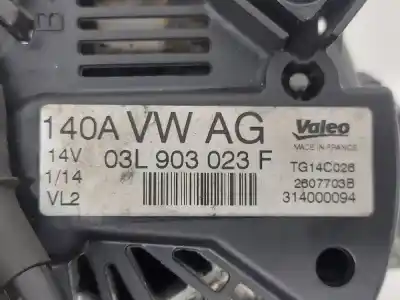 Second-hand car spare part Alternator for SKODA RAPID Elegance OEM IAM references 03L903023  314000094