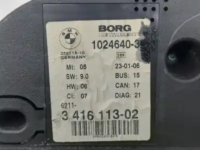Second-hand car spare part dashboard for bmw x3 (e83) 2.0 d oem iam references 102464032  25811510