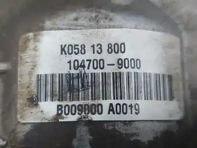 Pezzo di ricambio per auto di seconda mano Pompa Diniezione per KIA SPORTAGE TD 5ptas. Riferimenti OEM IAM K05813800  1047009000