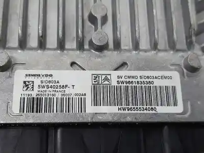 Tweedehands auto-onderdeel ecu motorcontroller voor citroen c5 berlina premier (e) oem iam-referenties 5ws40258ft  