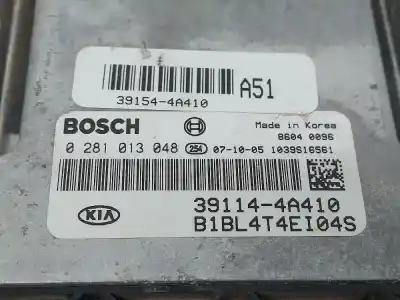 Second-hand car spare part ecu engine control for kia sorento 2.5 crdi active oem iam references 391144a410  