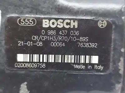 Pezzo di ricambio per auto di seconda mano Pompa Diniezione per OPEL CORSA D CORSA D Riferimenti OEM IAM 0986437036  7638392