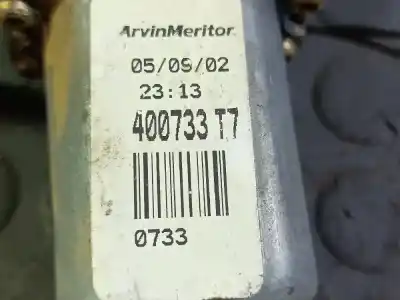 Second-hand car spare part driver left window regulator for renault scenic (ja..) 1.9 dci century 102 cv / 75 kw oem iam references 400733t7