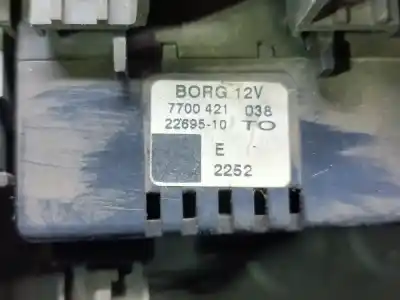 Second-hand car spare part multifunction display for renault scenic (ja..) 1.9 dci century 102 cv / 75 kw oem iam references 7700421038