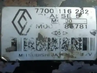 Pezzo di ricambio per auto di seconda mano motorino di avviamento per renault scenic (ja..) 1.9 dci authentique riferimenti oem iam 7700116282  