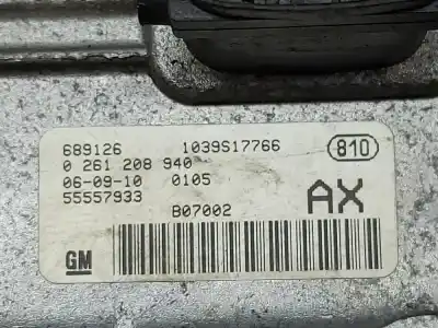 Автозапчастина б/у ебу контролер двигуна для opel corsa d corsa d посилання на oem iam 55557933  0261208940