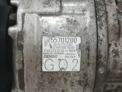 Peça sobressalente para automóvel em segunda mão compressor de ar condicionado a/a a/c por corsa corsa c 1.7 16v dti referências oem iam 55701200  