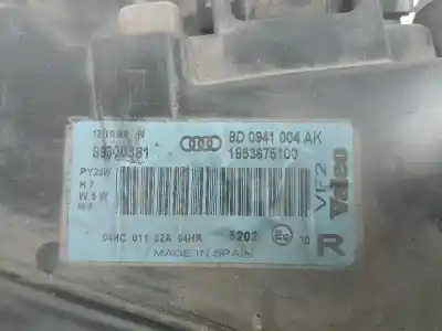 Second-hand car spare part right headlight for audi a4 01 2.5 tdi - nº5559-059906461d oem iam references 8d0941004ak  1853675100