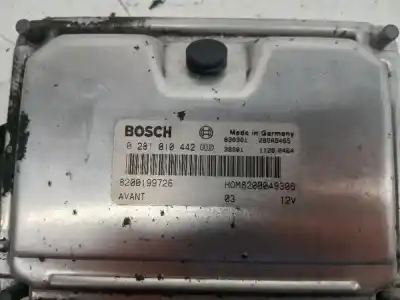 İkinci el araba yedek parçası ecu motor kontrol cihazi için renault megane i scenic (ja0) f9q744 oem iam referansları 0281010442  