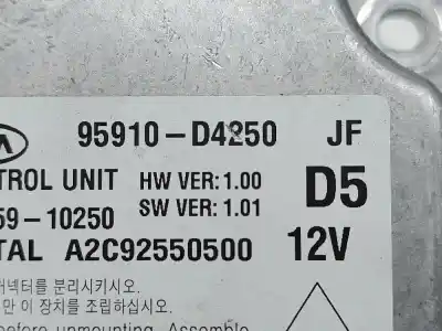 Peça sobressalente para automóvel em segunda mão centralina de airbag por kia optima concept referências oem iam 95910d4250  