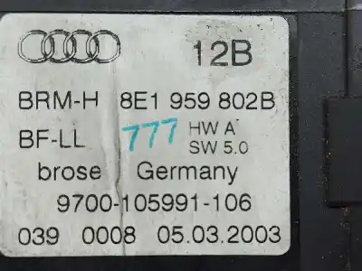 Second-hand car spare part right front window motor for audi a4 avant (b5) 1.9 tdi quattro oem iam references 8e1959802b  9700105991106