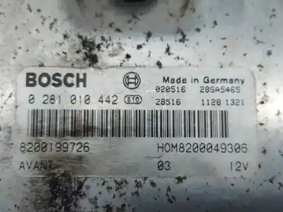 Second-hand car spare part ecu engine control for citroen c4 berlina collection oem iam references 0281010442