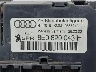 Автозапчастина б/у клімат-контроль для audi a4 avant (b5) 1.9 tdi quattro посилання на oem iam 8e0820043h  