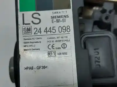 Pezzo di ricambio per auto di seconda mano piantone dello sterzo per opel corsa c corsa c riferimenti oem iam 24445098  