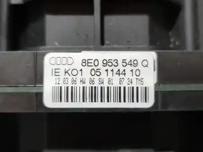 Piesă de schimb auto la mâna a doua CONTROL MULTIFUNCTIONAL pentru AUDI A4  Referințe OEM IAM 8E0953549Q  