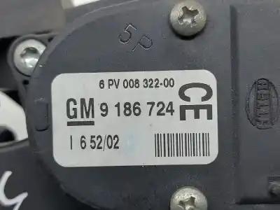 Pezzo di ricambio per auto di seconda mano pedale dell acceleratore per corsa vectra c berlina comfort riferimenti oem iam 9186724  
