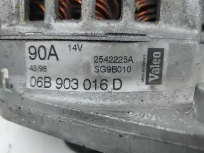 Pezzo di ricambio per auto di seconda mano alternatore per audi a4 (8d2, b5) gasolina 1999 4p riferimenti oem iam 06b903016b  