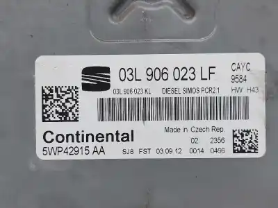 Second-hand car spare part ecu engine control for seat leon (1p1) leon 1p1 oem iam references 03l906023lf  