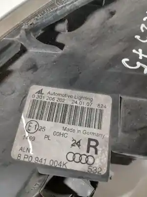 Pezzo di ricambio per auto di seconda mano faro anteriore destro per audi a3 (8p) 2.0 tdi ambiente riferimenti oem iam 8p0941004k  0301206202