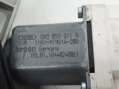 Peça sobressalente para automóvel em segunda mão elevador de vidros traseiro esquerdo por audi a4 ber. (b8) basico referências oem iam 8k0959811a  