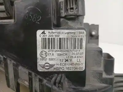 Pezzo di ricambio per auto di seconda mano faro anteriore destro per bmw mini (r56) one d riferimenti oem iam 0301225302  16270400