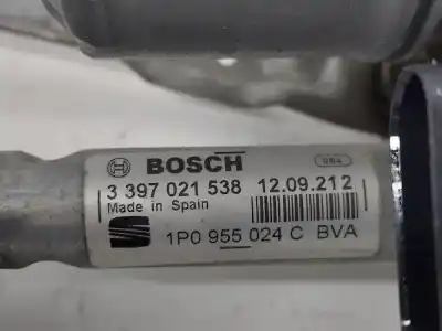 Second-hand car spare part front windshield wiper motor for seat leon (1p1) leon 1p1 oem iam references 3397021538