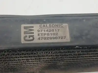 Second-hand car spare part intercooler for corsa frontera b olympus oem iam references 97142017  4702990727