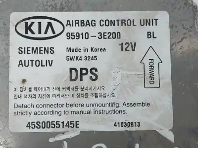Second-hand car spare part Airbag Control Unit for KIA SORENTO I (JC) 2.5 CRDI OEM IAM references 959103E200  